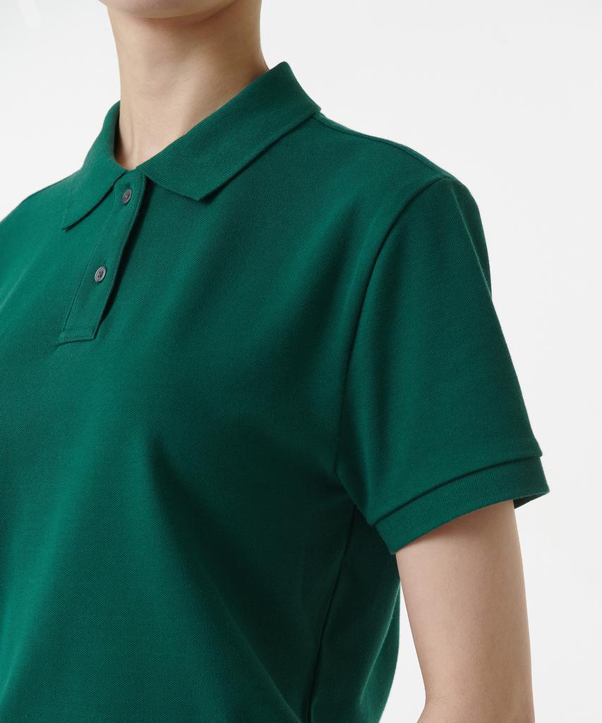MUSINSA STANDARD WOMAN [Cooltandard] Women'S Pique Polo Shirt [Green]