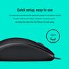 Logitech M110 Wired Silent Office Mouse