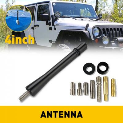 4 Inches Black Aluminum Short Antenna AM/FM Mast for Toyota 2000- TUNDRA