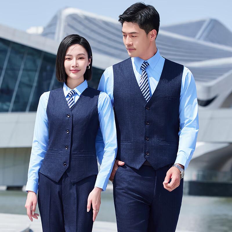 Troyman Professional Striped Suit Vest