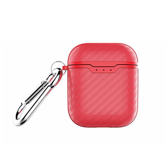 Carbon Fiber Dust-proof Protective Cover Case for AirPods 1/2 Bluetooth-compatible Earphone