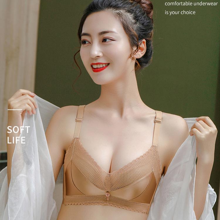 Underwear Women Gather Without Steel Rims Bra Adjustable Bra Collection of Accessory Breasts Top Support Bra Push Up Bra