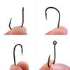 Sea Tackle Accessories Big Ringed Sea Hook Barbed Carp Hooks Single Circle Fishing Hook Fly Fishing Jip Fishing Hooks Set