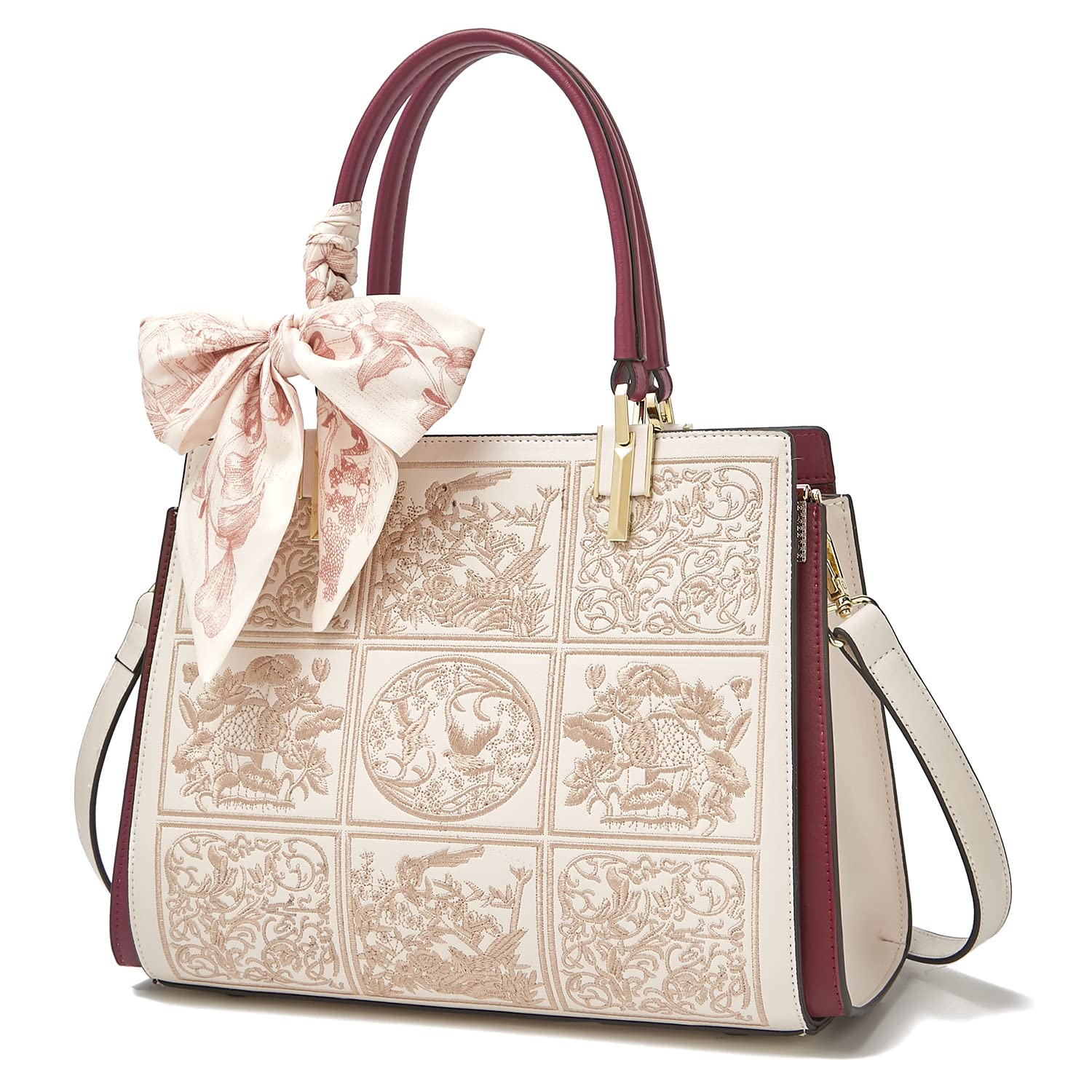 

Crossbody Shoulder Large Commuting to Entrance Silk Scarf Included [LAORENTOU] Women s Handbag, Bag, Women s Handbag, Capacity, 2-Way, Popular,