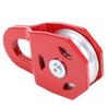 Bloco de Polia de Reboque 8 Toneladas Vermelho Resistente Multifuncional Bloco de Polia de Reboque para Caminhão Trator ATV UTV