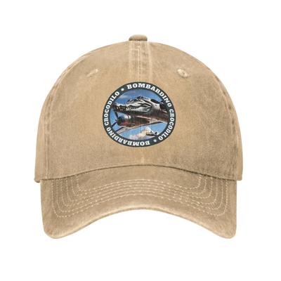 Bombardino Crocodillo Casual Baseball Cap Summer Italian Brainrot Meme Trucker Hat Fishing Snapback Cap Unisex Baseball Caps