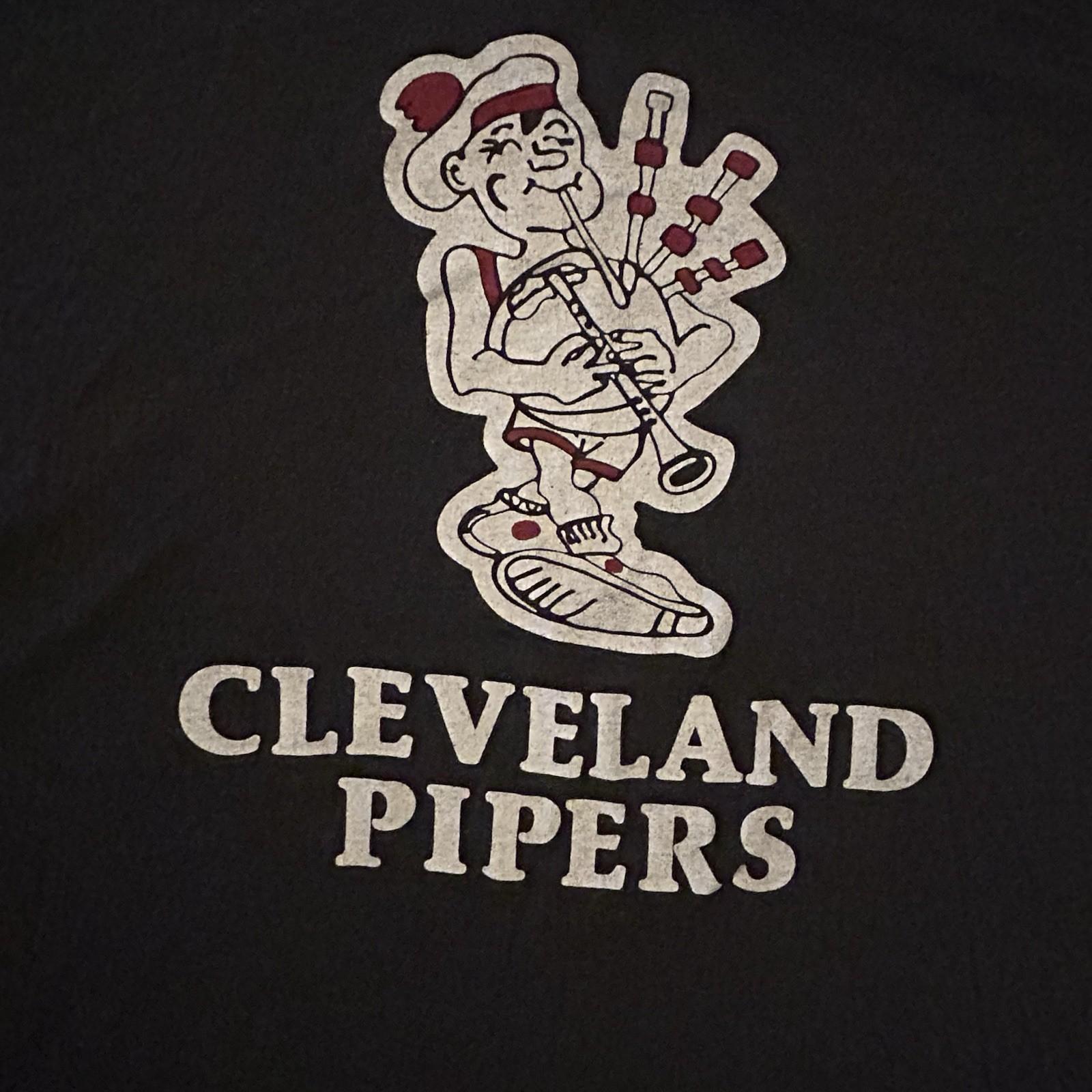 Homage CLEVELAND PIPERS Basketball ABL Team Graphic Tee Shirt Unisex t-shirt 2XL Unisex T-Shirt XXXL