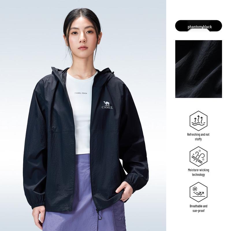

CAMEL Women s Breathable Sun Protection Outdoor Jacket M
