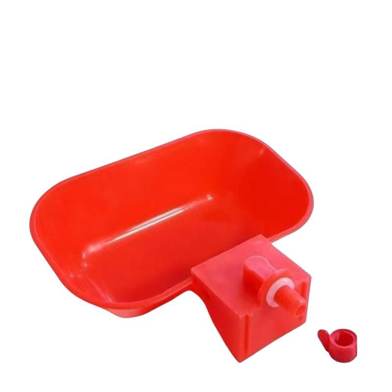 Automatic Poultry Drinking Bowls Square Enlarged Thicken Drinking Bowl for Cat Dog Chicken Duck Thread chicken feeder