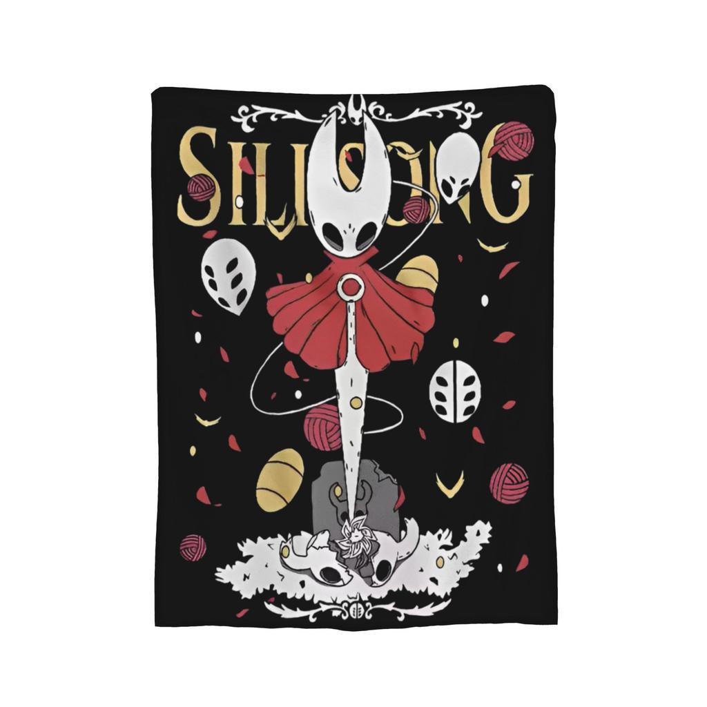 Dark Ghost Cartoon Game Flannel Throw Blankets Hollows Knights Blanket For Bedding Travel Lightweight Thin Quilt,