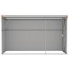 Vidaxl Garden Shed, Wall-Mounted, Brown, 118X288X178 Cm