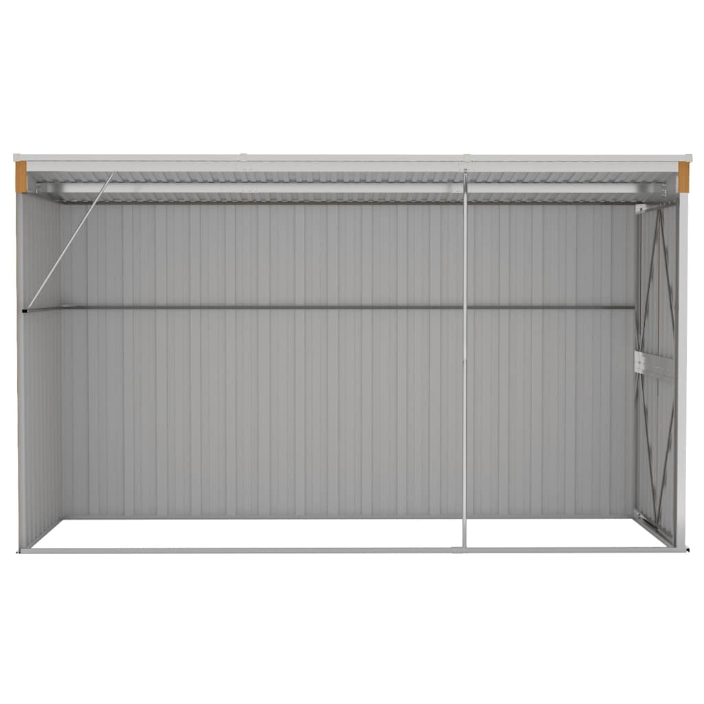 Vidaxl Garden Shed, Wall-Mounted, Brown, 118X288X178 Cm