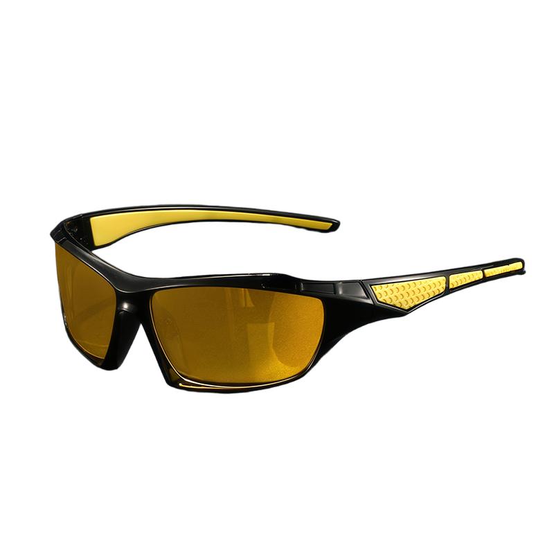 1Pc Colorful Lenses Outdoor Equipment Uv Protection Sunglasses Driving Sunglasses Suitable For Sports Fashionable Glasses Hiking