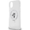 Karl Lagerfeld KLHMN61HMRSKCH iPhone 11 / Xr 6.1" White/white Hardcase Ring Stand Karl&Choupette MagSafe