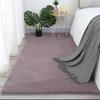 Modern Faux Rabbit Fur Rug—Thick, Soft Washable Carpet for Living Room, Bedroom, and Bedside