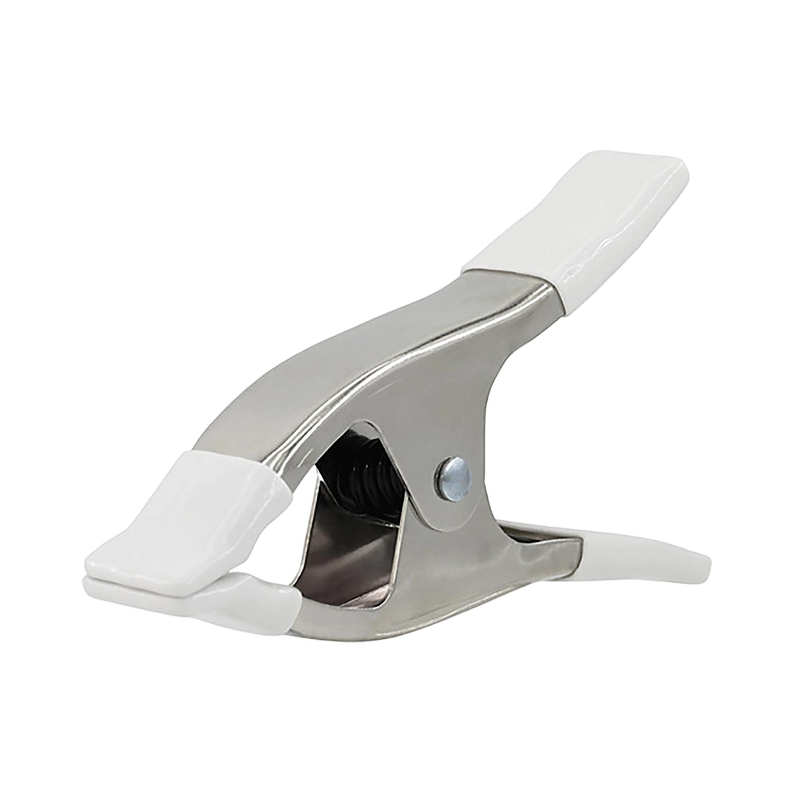 

6-Inch Heavy-Duty Metal A-Frame Clip For Shooting, Spring Clip For Quick Of Wedding Dress Waist-Cinching And Train Clips One Size білий