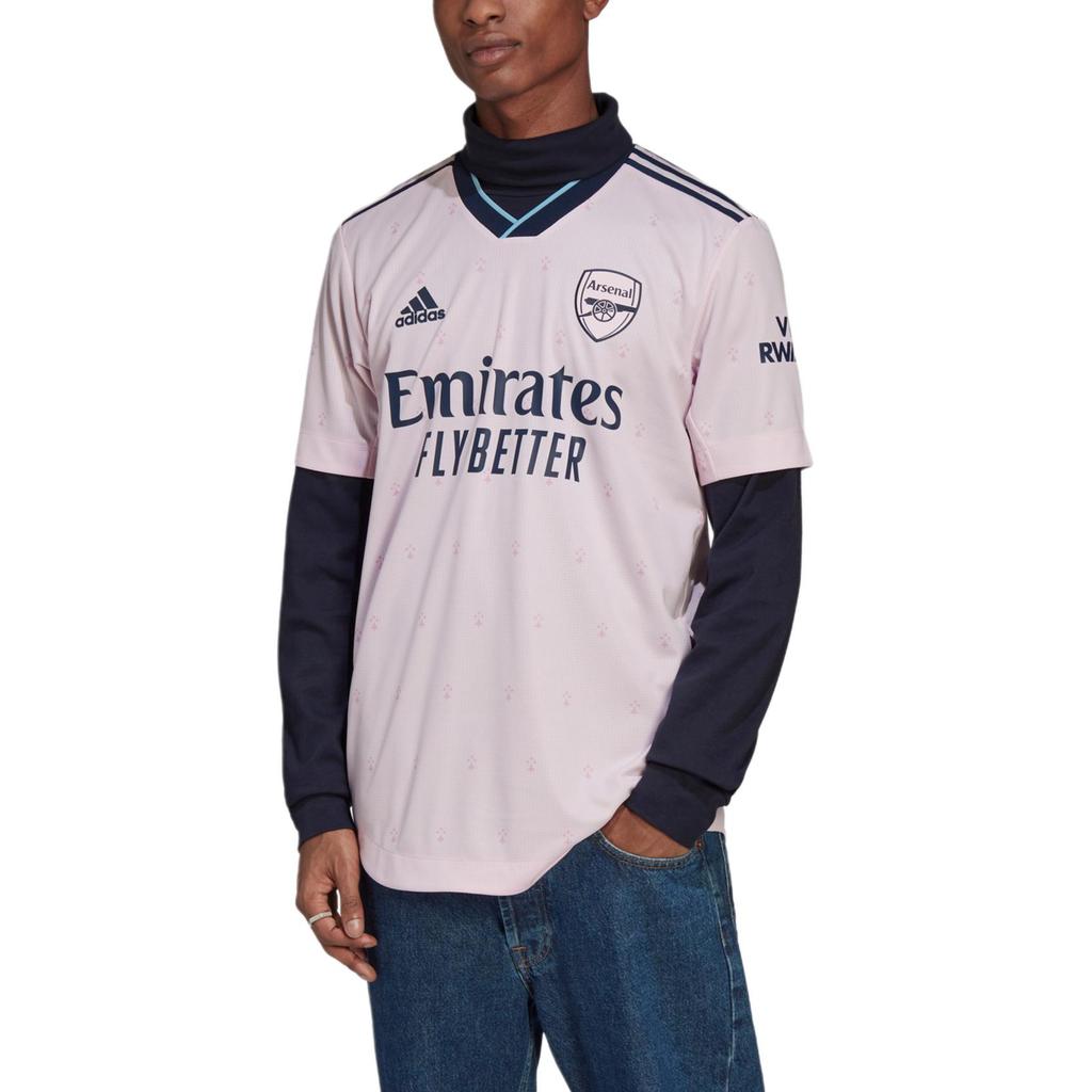 Adidas T Shirts Men's Pink V Neck Moderate Straight Fit HF0710