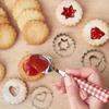 9pcs Xmas Tree Biscuit Baking Tools 304 Stainless Steel Pastry Mold  Christmas Baking