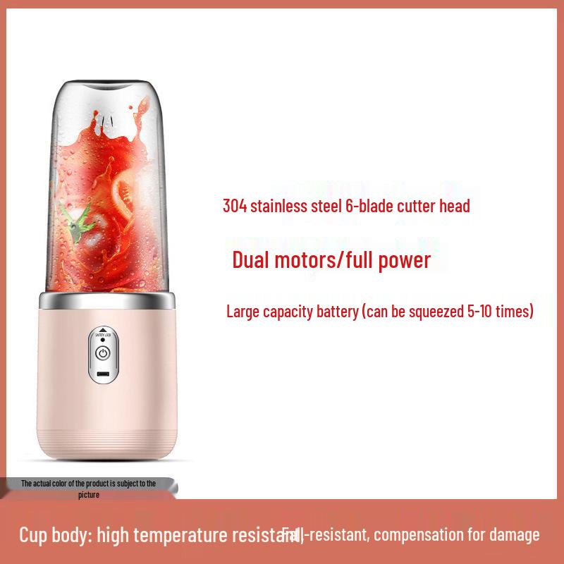 

Портативный аккумуляторный стакан-соковыжималка - Многофункциональный блендер для студентов и дома