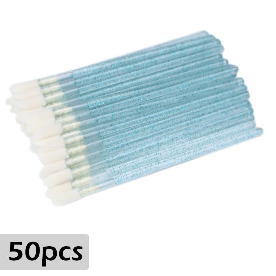 50 STUKS Wegwerp Make-up Kwasten voor Lippen & Wimpers – Draagbare Lippenstift & Wimper Extensions Applicators