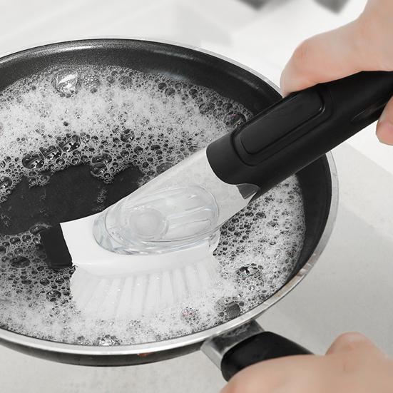 Water Bottle Cleaning Brush with Ergonomic Grip Rotary Design Hanging Hole Cleaning