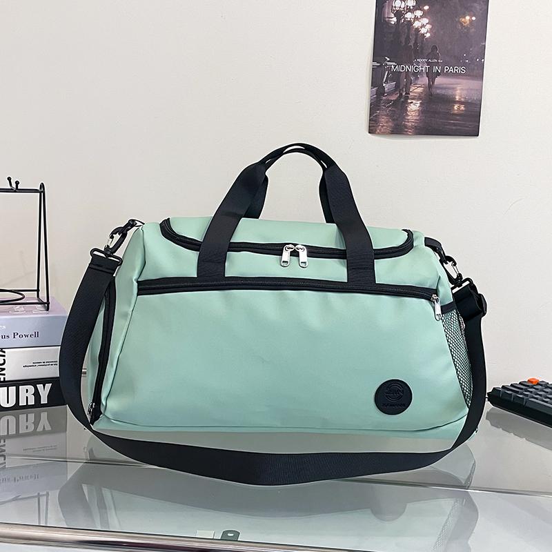 Large Capacity Handbag Sports Training Gym Bag with Shoes Compartment Storage Duffel Bag Dry Wet Separation Short Trip Bag