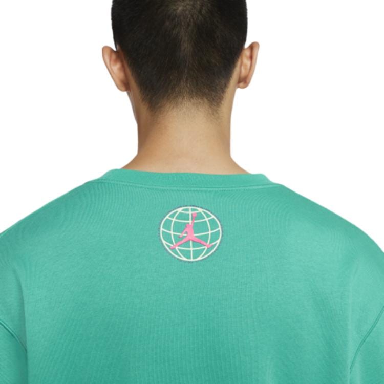 Jordan Air Jordan Mountainside Sweatshirts Men's Green Crew Neck Moderate Regular CT3492-370