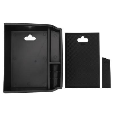 Center Console Organizer Tray Armrest Storage Box with Anti Slip Pads Replacement for   2