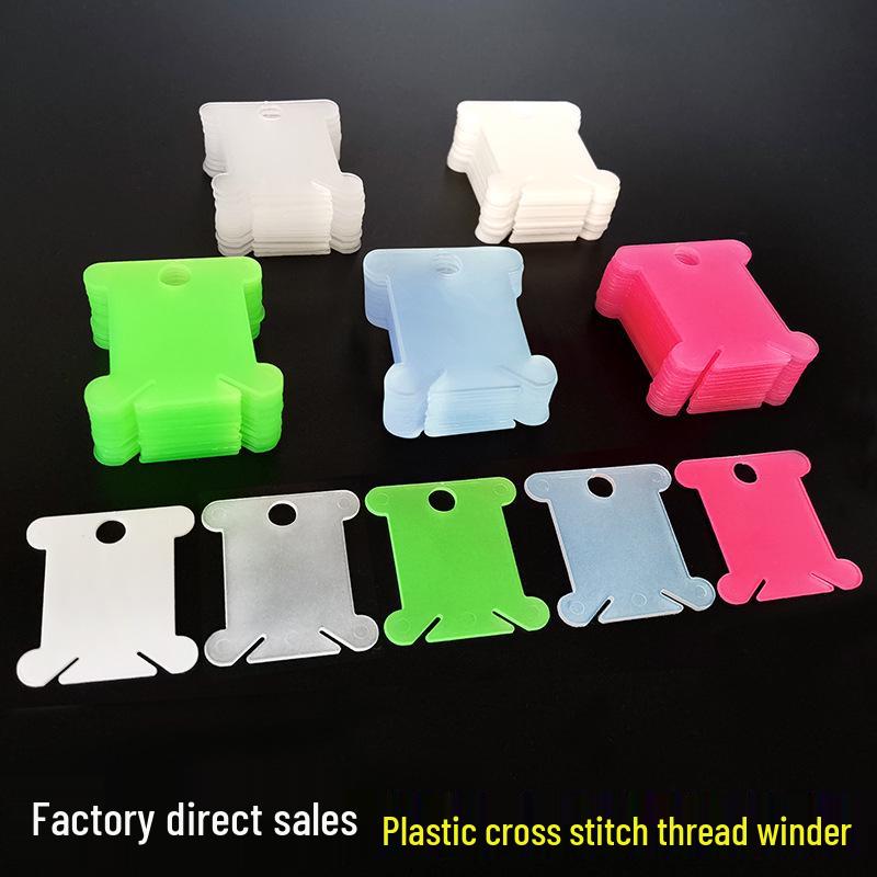 

Пластиковый органайзер для ниток для вышивания крестом и вышивки 100 pieces/pack прозрачный