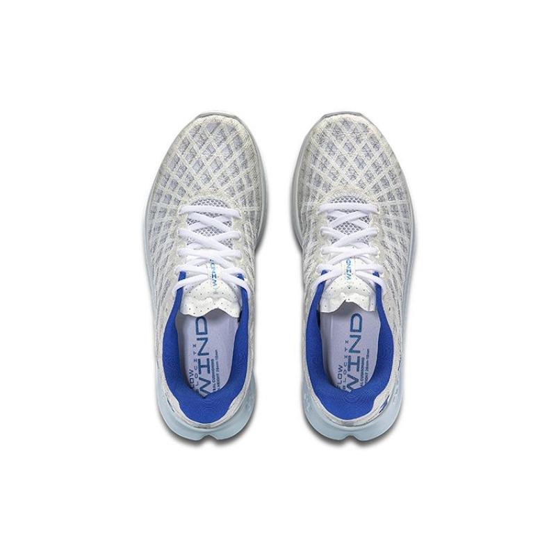Under Armour Flow Velociti Wind 2 CN Running Shoes Men White Blue 3025652-103