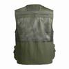 With 16 Pockets Fishing Vest Lightweight Outdoor Vest Durable Travel Vest  Safari