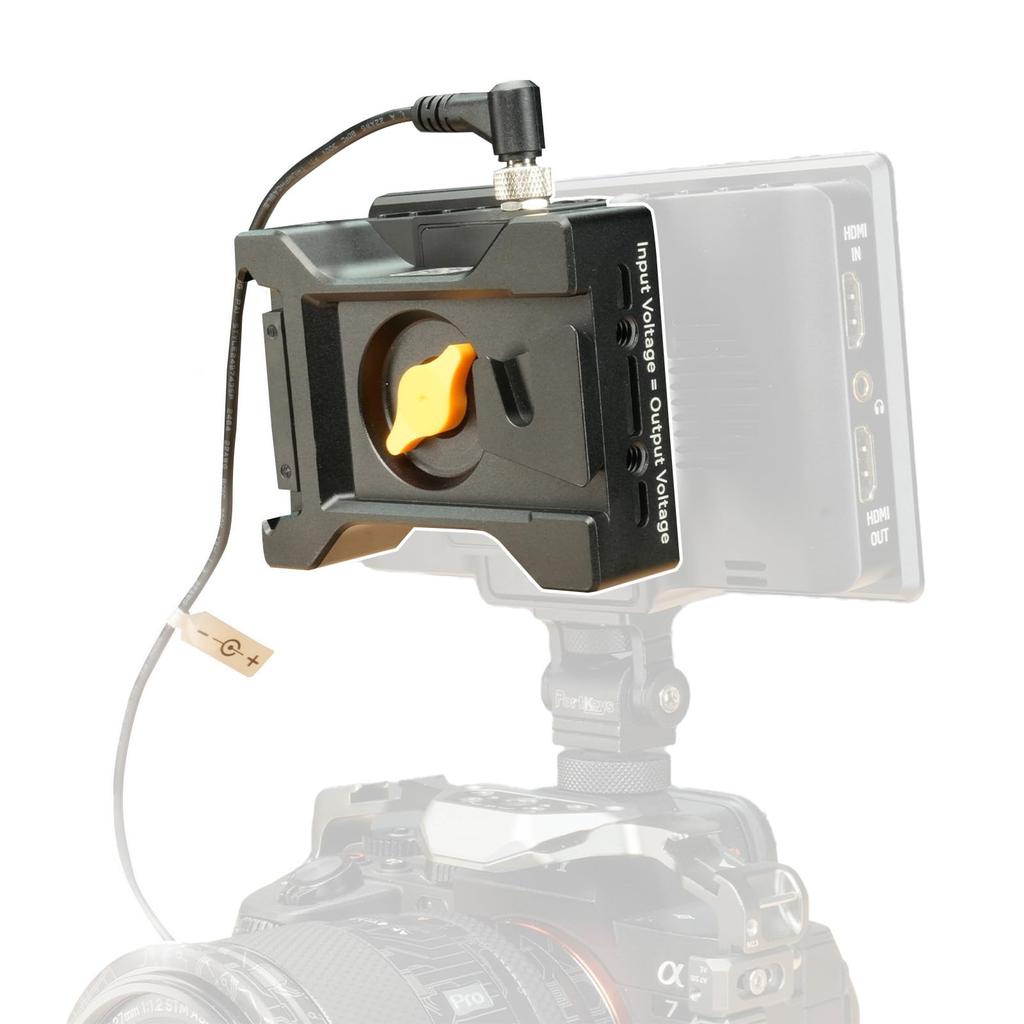 Portkeys BD4 Dummy Power Adapter with Dual NP-F Output for Monitors and V-Mounts, USB-C and DC Input, for Camera Monitors, Wireless Video