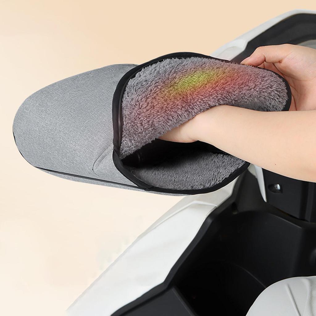 Electric Scooter Handlebar Muffs Comfortable Waterproof Windproof Snowmobile Handlebar Mittens Hand Guard For Women Winter Cold