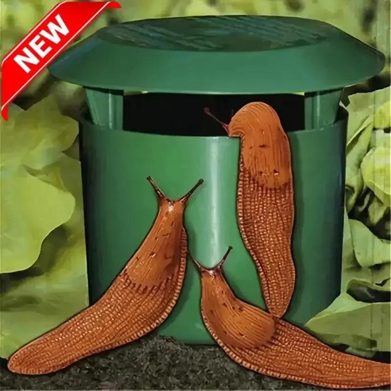 1/5pcs [high-quality Snail Trap] Durable High-quality Snail & Slug Insect Traps -safe Plastic Cage For Vegetables And Flowers