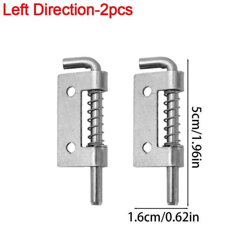 Spring Loaded Door Bolt Latch Stainless Steel Flat Pin Security Door Spring Bolt Latches Cabinet Hardware Distribution Box Lock