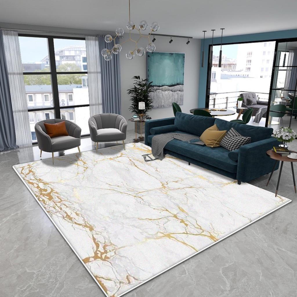 Modern Decoration Carpet for Living Room Luxury Marble Bedroom Non-slip Rug 200x300 Lounge Coffee Tables Washable Floor Mat Soft