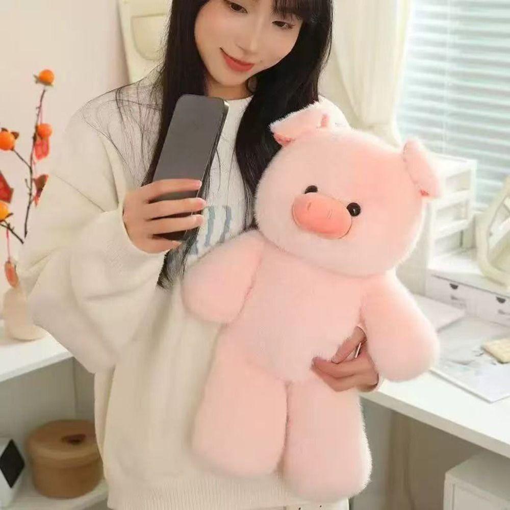 Cadou Creativ Jucărie de Pluș Porc Moale Pernă de Pluș Drăguță 17.7inch Jucării de Pluș Jucărie de Pluș pentru Suport Emoțional