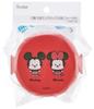 Skater Bento Made in Disney Yururun Mickey Minnie Box, 500ml, Two-Tier, Round, Antibacterial, Japan, & Design, ONWR1AG-A