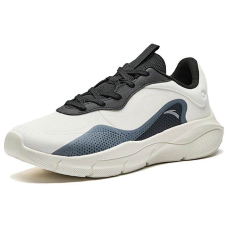 New Anta Anti Slip And Wear Resistant Lightweight Low Top Casual Shoes Men's White Gray Black 112517710R-1