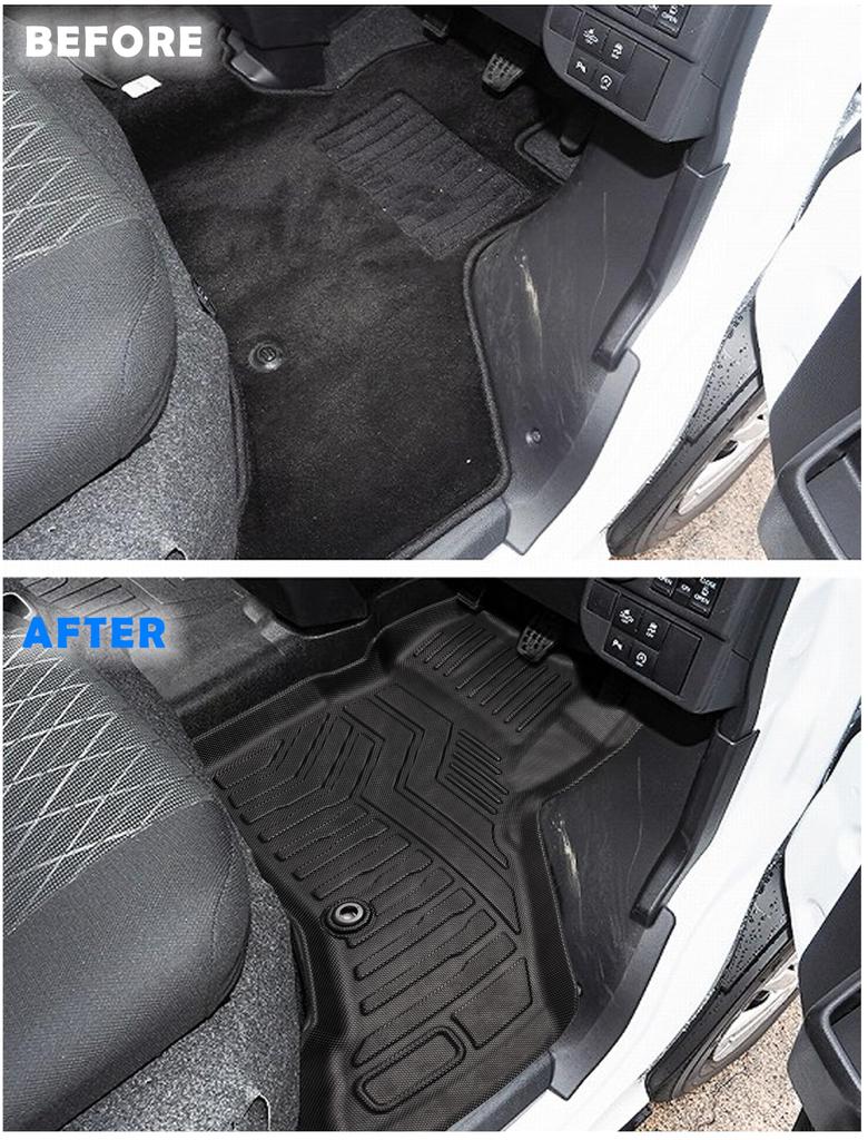 New Daihatsu Atrai Floor 1st for Atrai Gasoline Car Driver and Passenger TPE Stain Easy Custom Design Atrai 1st Row S700V/S710V Mats, Row,