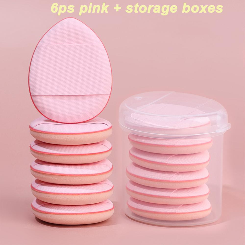 1/6/10Pcs Mini Finger Puff Foundation Small Air Cushion Powder Sponge Face Concealer BB Cream Cosmetic Applicator Makeup Tools