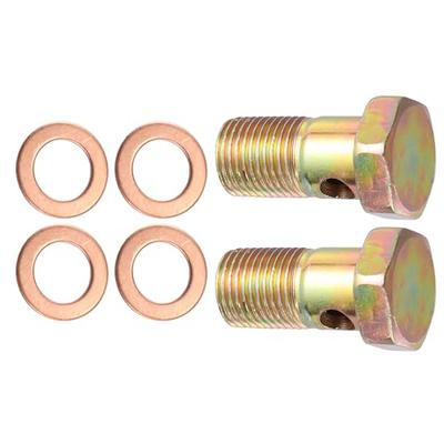 Emsoulnioi Banjo Hose Tool 2pcs Mating Banjo Bolt Brake Fitting Adapter Kit M16x1.5