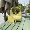 Hot-selling new high-texture cowhide hand-woven handbag large-capacity underarm bag versatile commuter women's bag
