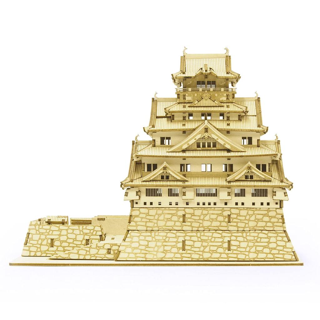 Osaka slott 3D träpussel DIY hantverkssats för barn och vuxna Utbildningsleksak för pojkar och flickor 3D Också en bra present för vuxna ki-gu-mi - - -