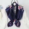 Satin Square Scarf Imitation Silk Luxury Bandana Scarf Cashew Printed Headscarves Head Covering Neckerchief 90*90Cm