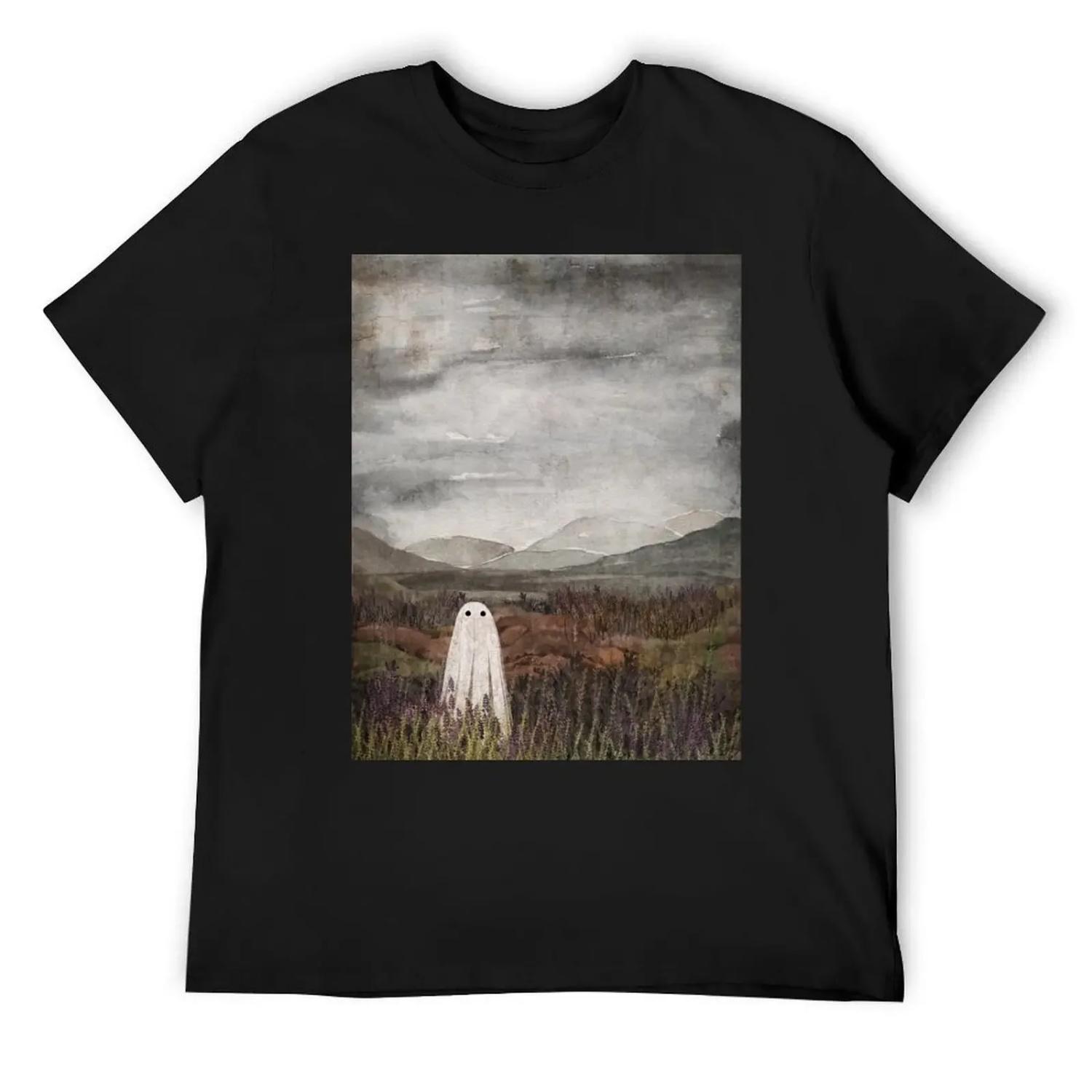 

Heather Ghost T-Shirt boys animal print topping Personalized t-shirt shirts graphic tee men S