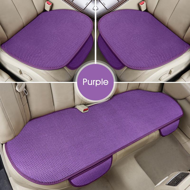 Coprisedile per Auto Estivo Traspirante Seta Ghiacciata Antiscivolo Protezione Sedile Auto Pad Universale per Uomo Donna Accessori Interni Auto
