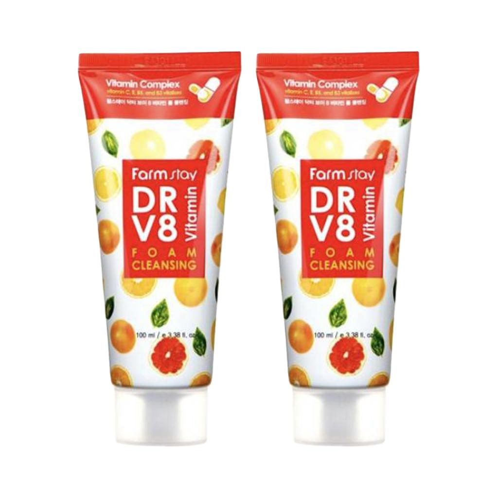 

FARM STAY Dr. V8 Пенка для умывания с витаминами 100 мл (3 варианта) 2pcs