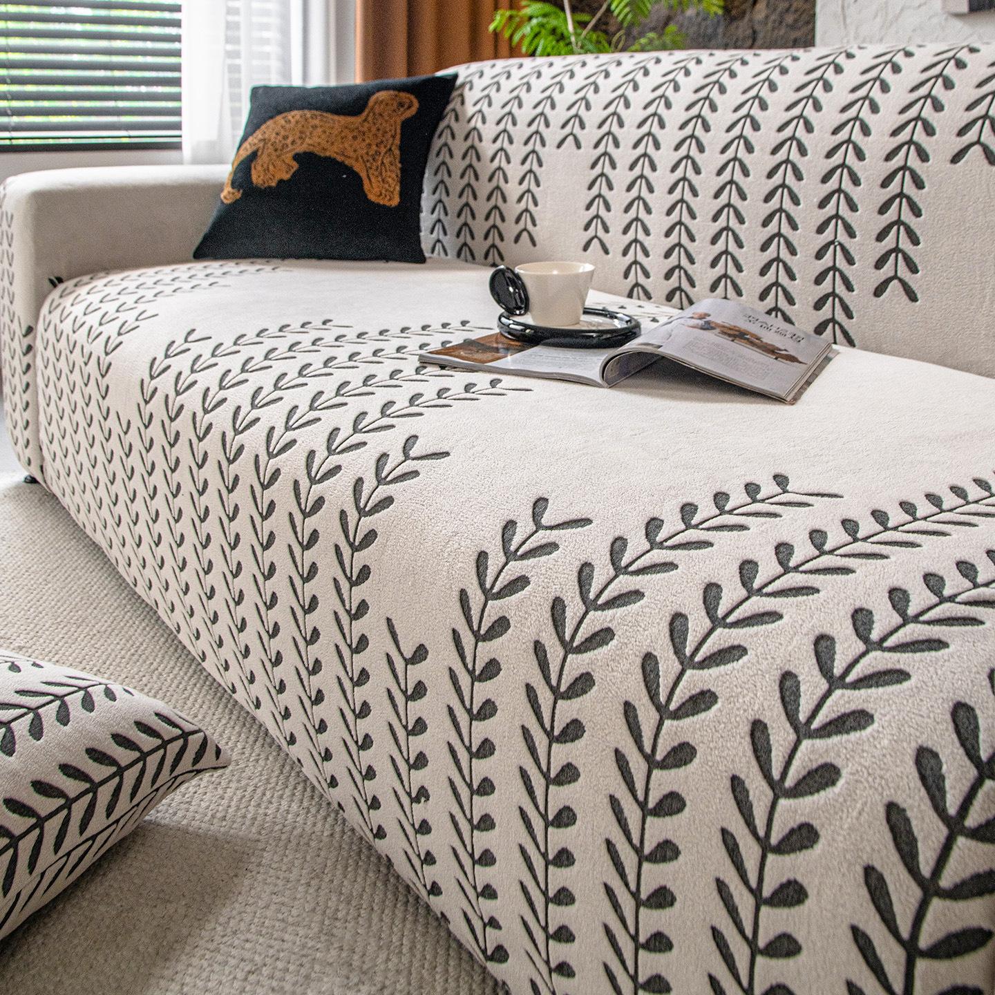 

Sofa Cover Anti cat Scratch Elastic All Inclusive Universal Cover New Four Season Universal Sofa Protective Cover Cushion 90-140cm