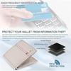 Liam Sand/Red Leather Wallet for Men